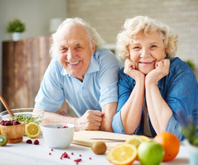 Retired Couple in Kitchen