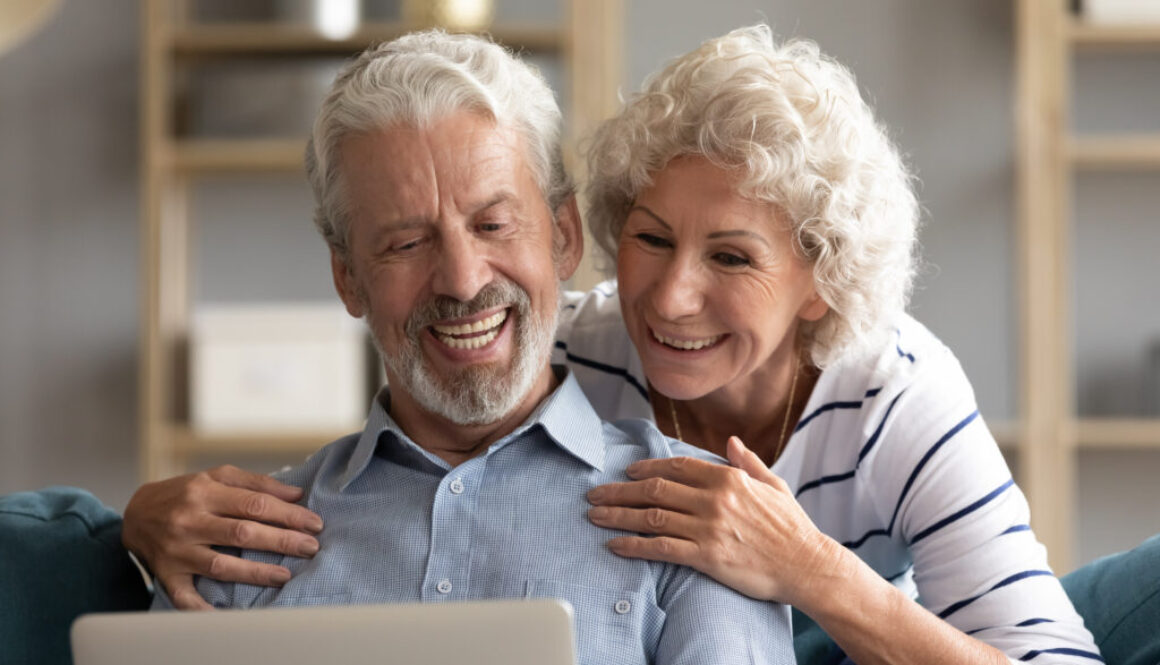 Wealthy Couple reviewing their estate plan.