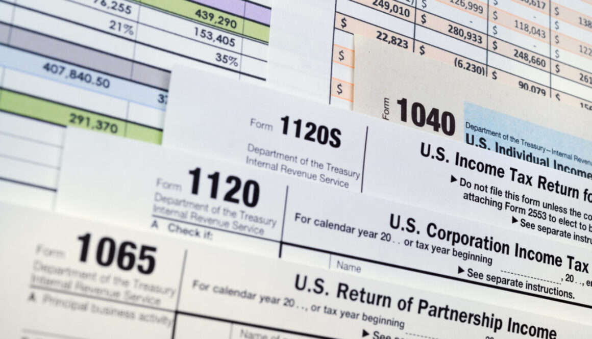 Tases Tax Returns IRS 1040 1120