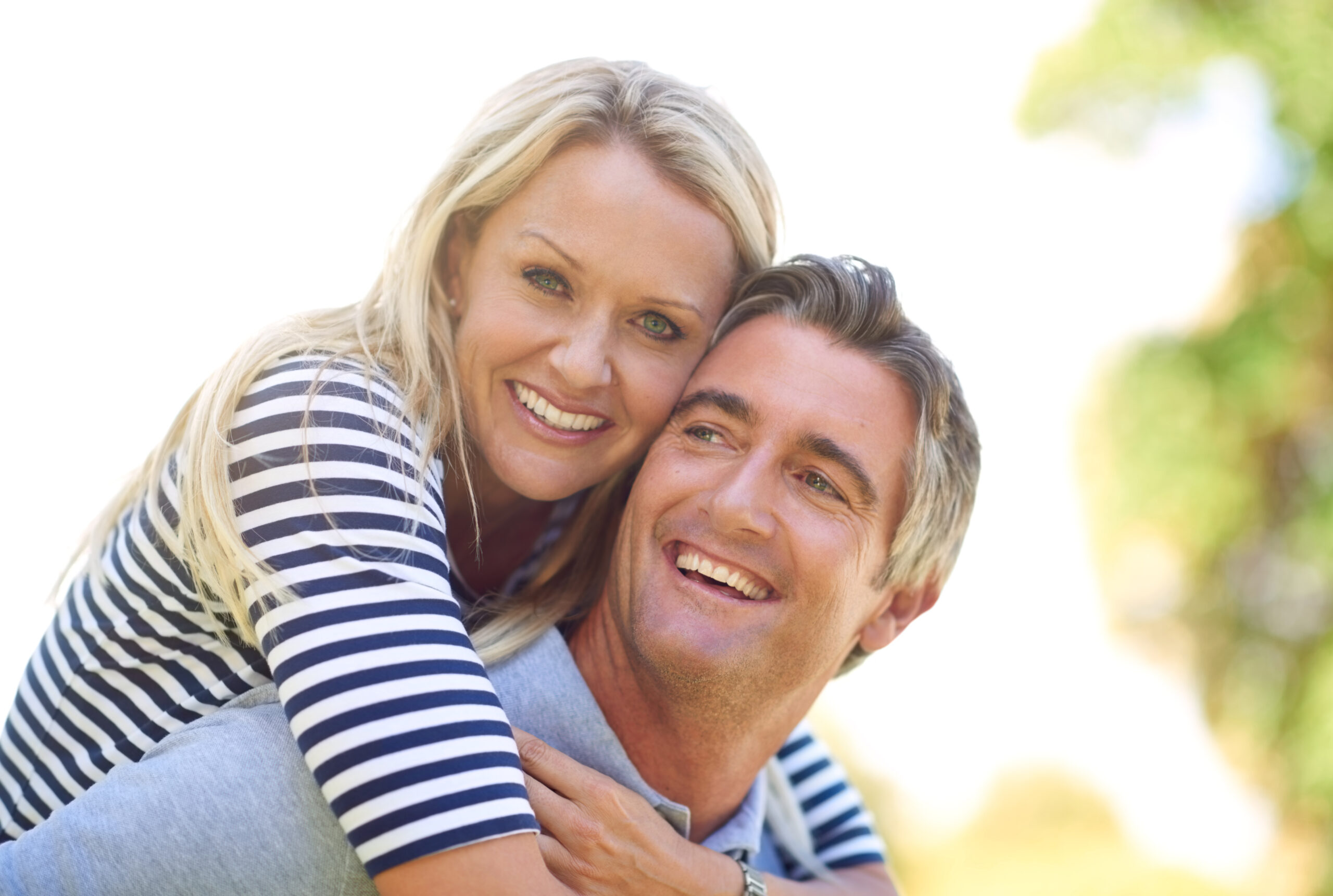 I picked the perfect partner when I married him. Cropped portrait of an affectionate mature couple in the park. Happy middle aged couple outdoors